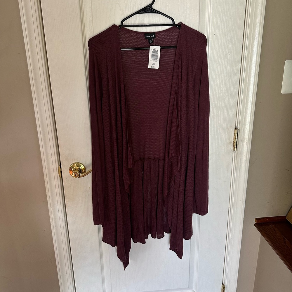 TORRID Cardigan Light Weight Size 2 BNWT